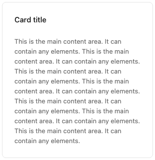 Card